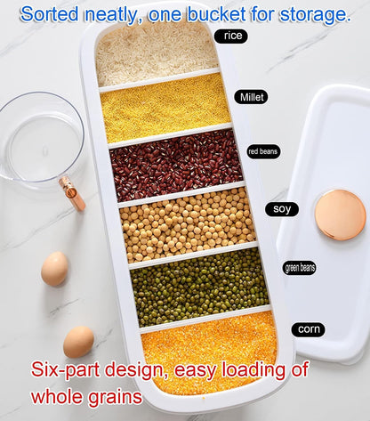 6 GRID DRY FOOD DISPENSER